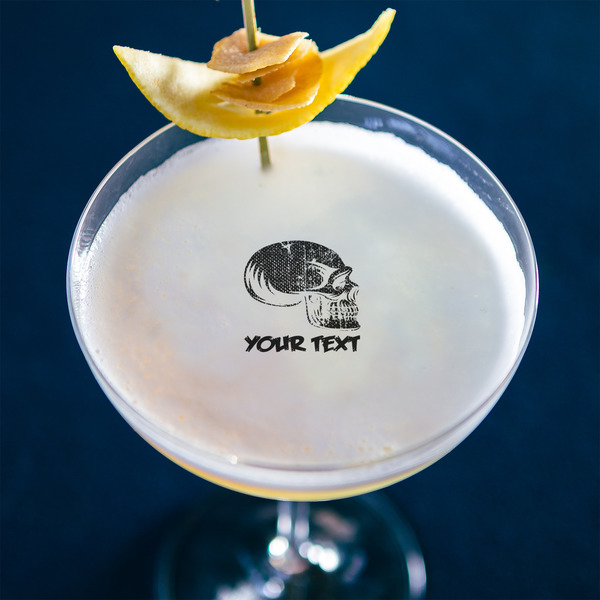 Skulls Printed Drink Topper - Small - In Context