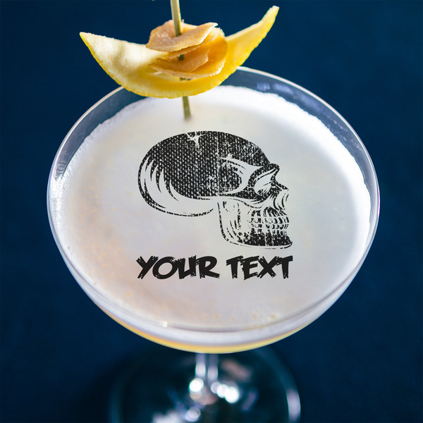 Skulls Printed Drink Topper - XLarge - In Context