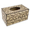 Skulls Rectangle Tissue Box Covers - Wood - Front
