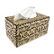 Skulls Rectangle Tissue Box Covers - Wood - with tissue
