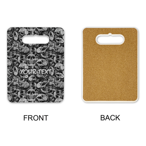 Skulls Rectangle Trivet with Handle - APPROVAL