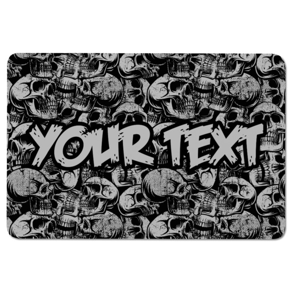 Skulls Rectangular Fridge Magnet - FRONT