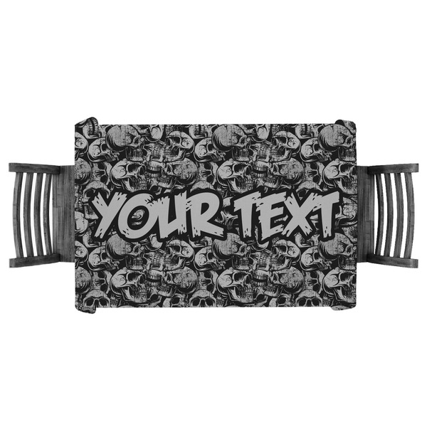 Custom Skulls Tablecloth - 58"x58" (Personalized)