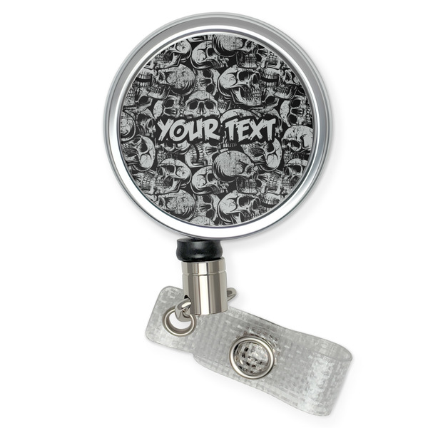 Custom Skulls Retractable Badge Reel (Personalized)