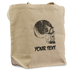 Skulls Reusable Cotton Grocery Bag - Single (Personalized)