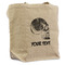 Skulls Reusable Cotton Grocery Bag - Front View