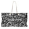 Skulls Large Tote Bag with Rope Handles (Personalized)