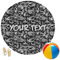 Skulls Round Beach Towel (Personalized)