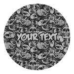 Skulls Round Decal - Large (Personalized)