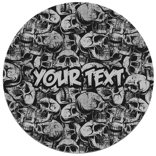 Skulls Round Mousepad - APPROVAL