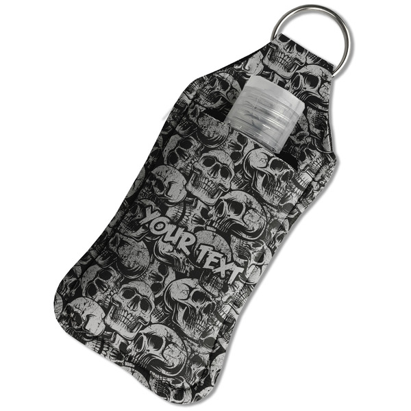 Skulls Sanitizer Holder Keychain - Large in Case