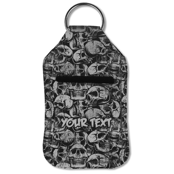 Skulls Sanitizer Holder Keychain - Small (Front Flat)