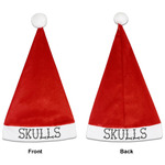 Skulls Santa Hat - Front & Back (Personalized)