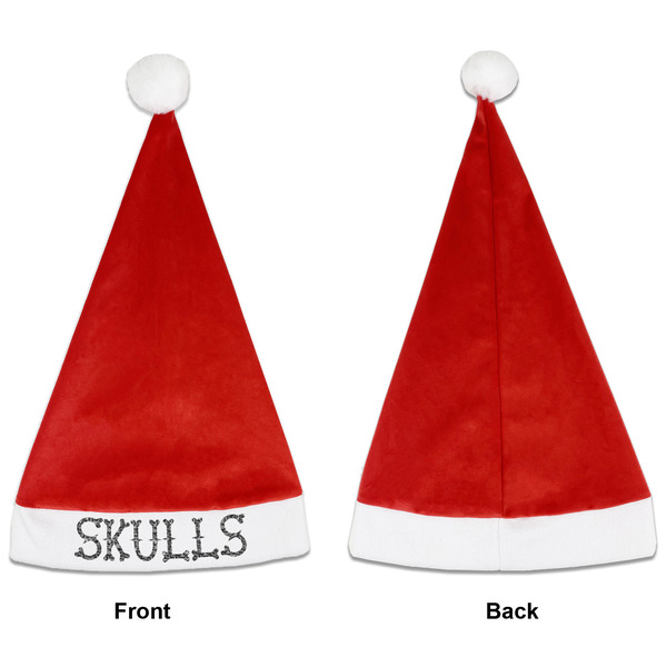 Skulls Santa Hats - Front and Back (Single Print) APPROVAL