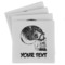 Skulls Absorbent Stone Coasters - Set of 4 (Personalized)
