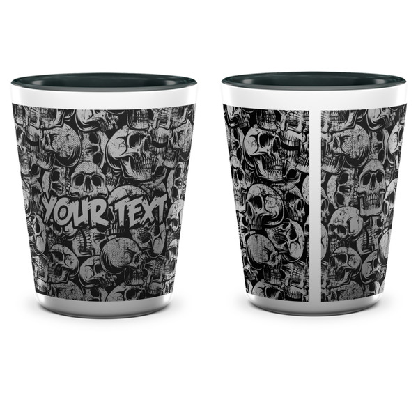 Skulls Shot Glass - Two Tone - APPROVAL