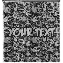Skulls Shower Curtain - 71" x 74" (Personalized)