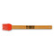Skulls Silicone Brush-  Red - FRONT