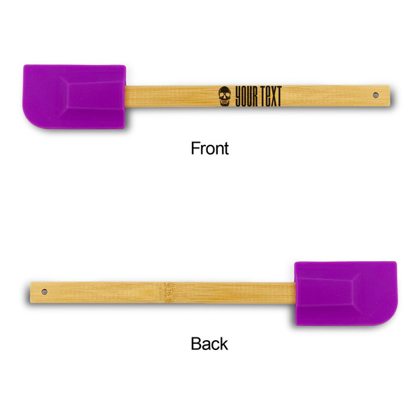 Skulls Silicone Spatula - Purple - APPROVAL