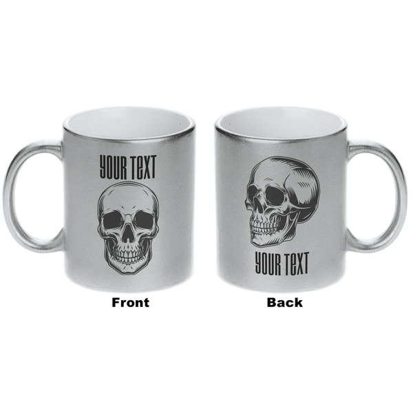 Skulls Silver Mug - Approval
