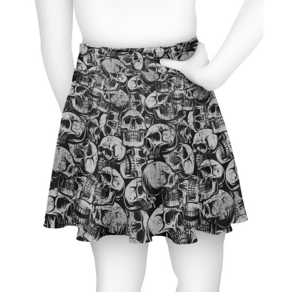 Skulls Skater Skirt - Back