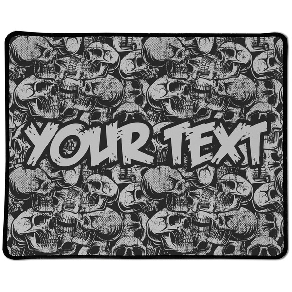 Custom Skulls Large Gaming Mouse Pad - 12.5" x 10" (Personalized)