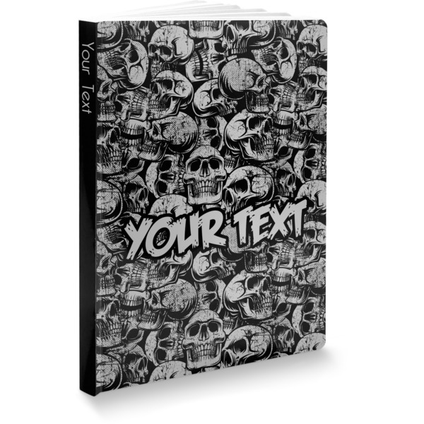Custom Skulls Softbound Notebook - 7.25" x 10" (Personalized)