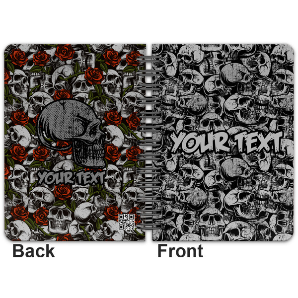 Skulls Spiral Journal 5 x 7 - Apvl