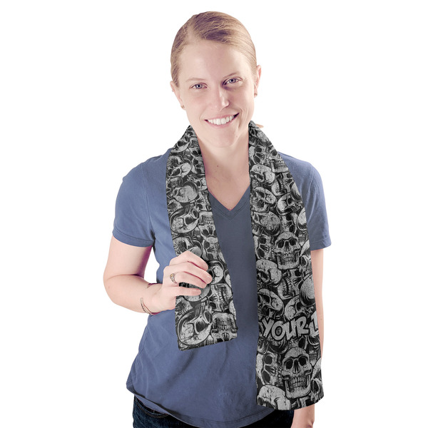 Skulls Sport Towel - Exercise use - Model