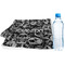 Skulls Sports Towel Folded with Water Bottle