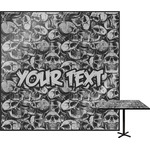 Skulls Square Table Top - 24" (Personalized)