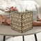 Skulls Square Tissue Box Covers - Wood - In Context