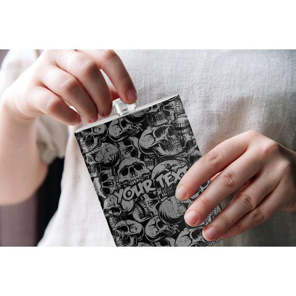 Skulls Stainless Steel Flask - LIFESTYLE 1