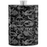 Skulls Stainless Steel Flask (Personalized)