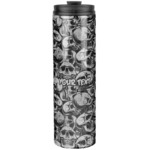 Skulls Stainless Steel Skinny Tumbler - 20 oz (Personalized)