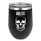 Skulls Stemless Wine Tumbler - 5 Color Choices - Stainless Steel  (Personalized)