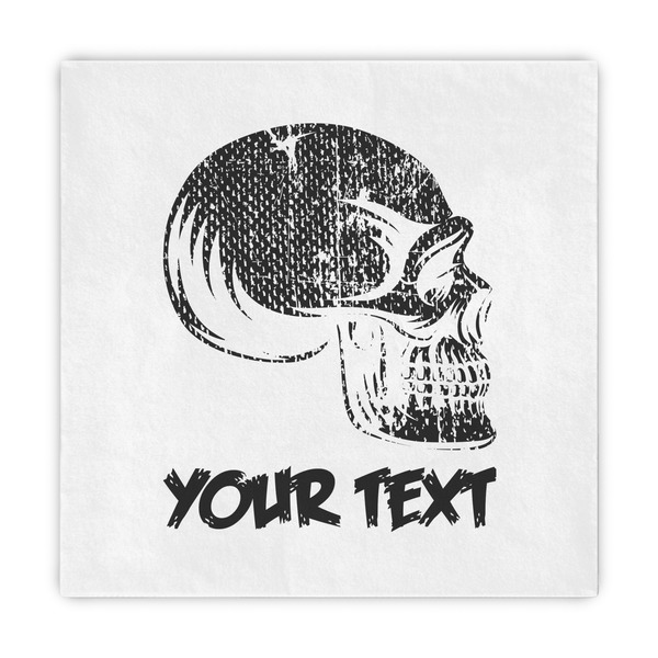 Custom Skulls Decorative Paper Napkins (Personalized)