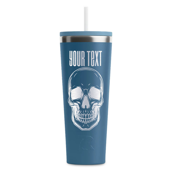Custom Skulls RTIC Everyday Tumbler with Straw - 28oz (Personalized)