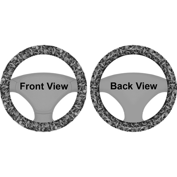 Skulls Steering Wheel Cover- Front and Back