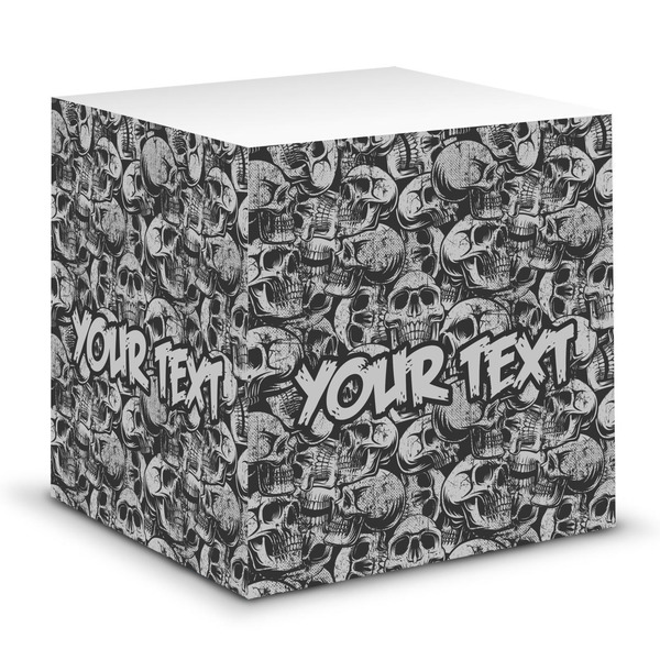 Custom Skulls Sticky Note Cube (Personalized)