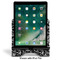 Skulls Stylized Tablet Stand - Front with ipad