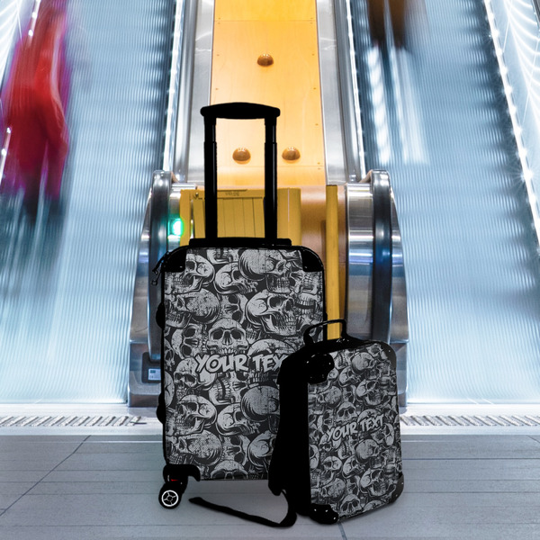 Skulls Suitcase Set 4 - IN CONTEXT