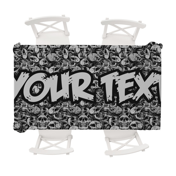 Custom Skulls Tablecloth - 58"x102" (Personalized)