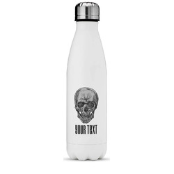 Skulls Water Bottle - 17 oz. - Stainless Steel - Full Color Printing (Personalized)