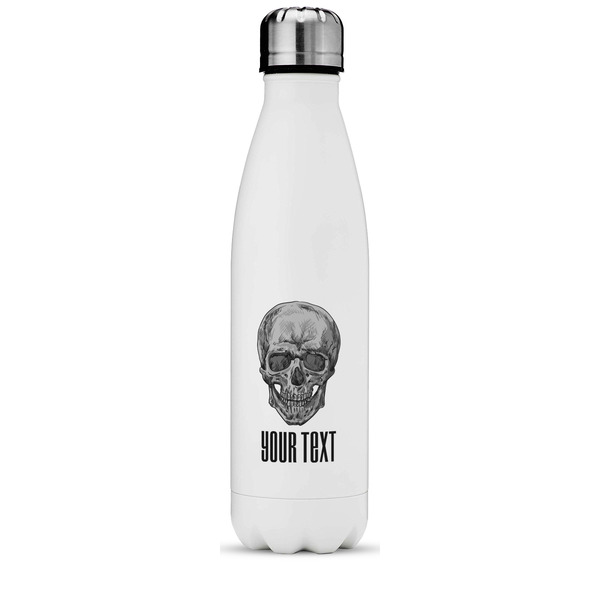 Custom Skulls Water Bottle - 17 oz. - Stainless Steel - Full Color Printing (Personalized)