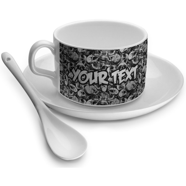 Custom Skulls Tea Cup (Personalized)
