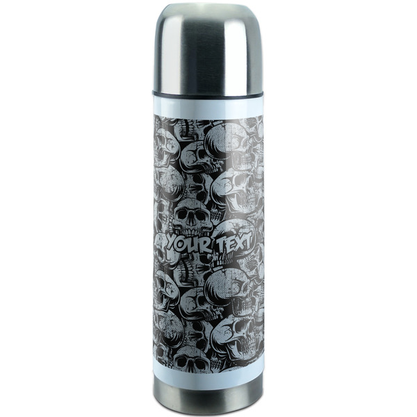 Custom Skulls Stainless Steel Thermos (Personalized)