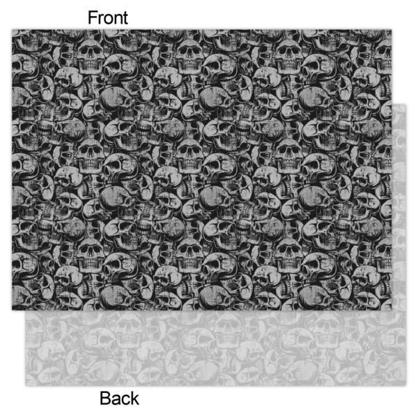 Skulls Tissue Paper - Lightweight - Large - Front & Back