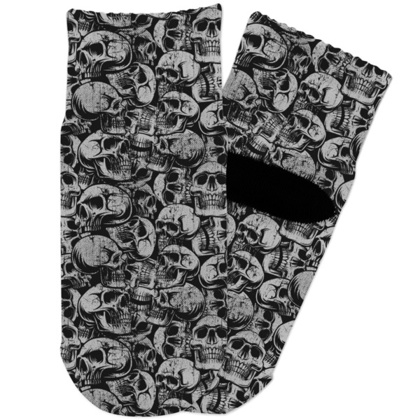 Custom Skulls Toddler Ankle Socks
