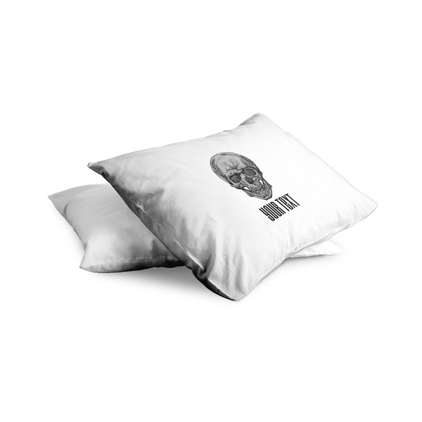 Skulls Toddler Pillow Case - TWO (partial print)